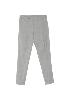 Berwich Xretrolong pleated cuffed trousers - Grey