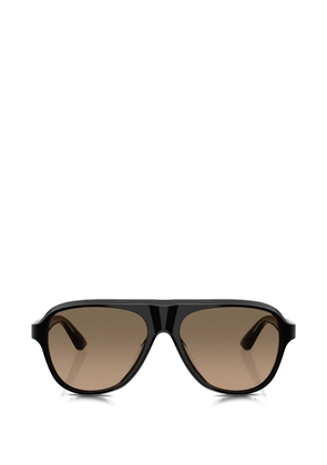 Oliver Peoples pilot-frame sunglasses - Black
