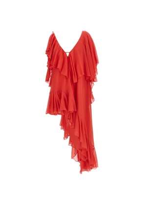 VAILLANT STUDIO Rumba ruffled mini dress - Red