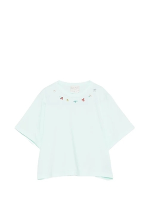 Forte Forte floral-detail T-shirt - Green