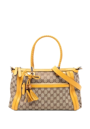 Gucci Pre-Owned 2016-2025 GG Canvas Bella satchel - Yellow