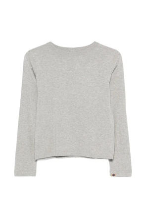 extreme cashmere buttoned sweater - Grey