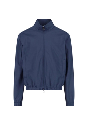 Loro Piana zipped bomber jacket - Blue