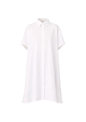 Officine Generale Adriel shirt midi dress - White