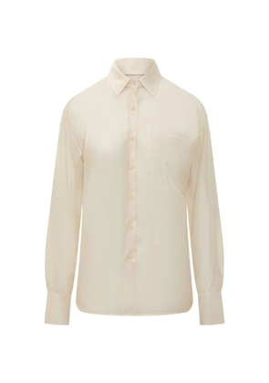 LE SULLY STUDIO front-pocket shirt - Neutrals