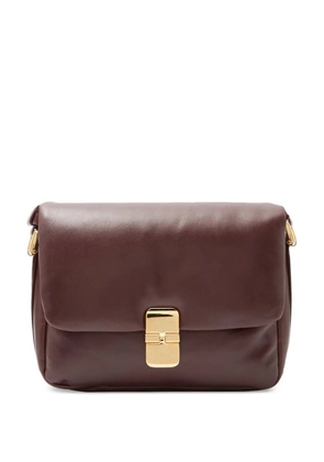 A.P.C. small Grace leather shoulder bag - Brown