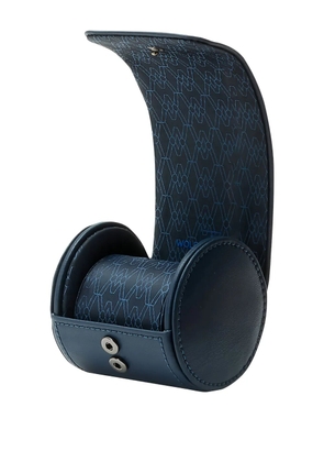 WOLF Earth Single Watch Roll geometric pattern watch case - Blue