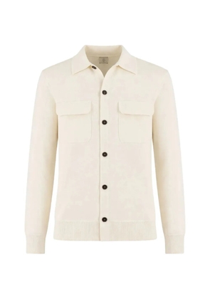 Eleventy patch-pocket button shirt jacket - Neutrals