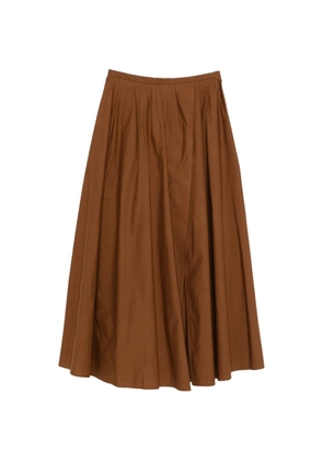 Forte Forte pleated midi skirt - Brown