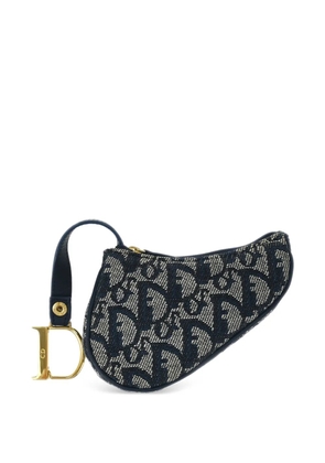 Christian Dior Pre-Owned 2003 Trotter Saddle wallet - Blue