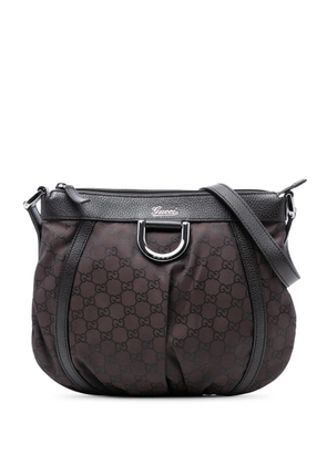 Gucci Pre-Owned 2016-2026 GG Nylon Abbey D Ring crossbody bag - Brown