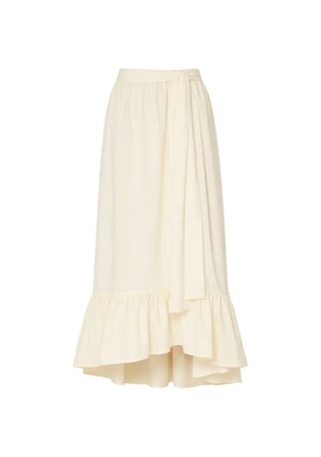 Lisa Marie Fernandez Nicole ruffled skirt - Neutrals