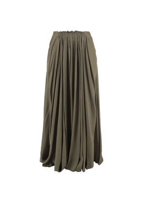 SA SU PHI Frida maxi skirt - Green