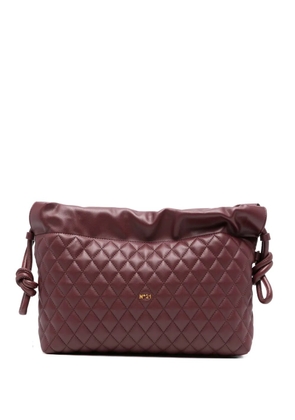 Nº21 Eva quilted knot clutch bag - Red