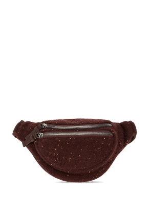 Fabiana Filippi sequin-embellished belt bag - Brown