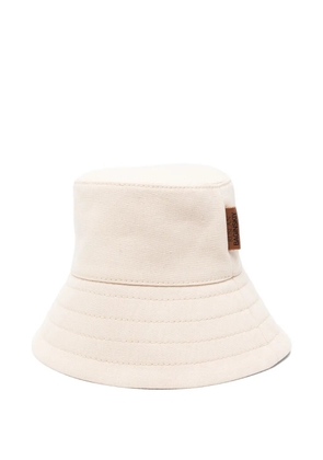 Ruslan Baginskiy topstitched brim hat - Neutrals