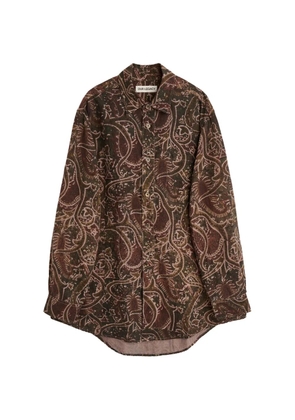 OUR LEGACY Vast paisley-print shirt - Brown