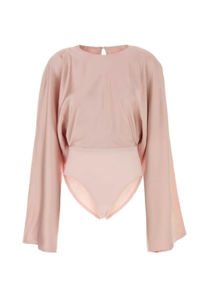 Norma Kamali long-sleeve bodysuit - Pink