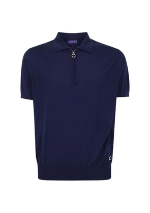 Stefano Ricci zipped polo shirt - Blue