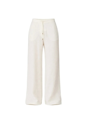 Max Mara drawstring-fastening trousers - White