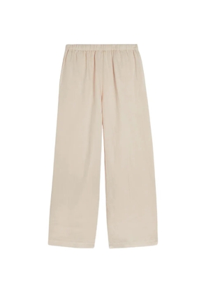ASPESI elasticated linen trousers - Neutrals
