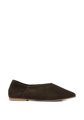 babú Milano pointed-toe ballet flats - Brown