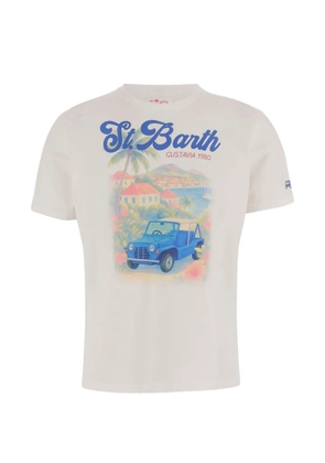MC2 Saint Barth short-sleeve graphic-print T-shirt - White
