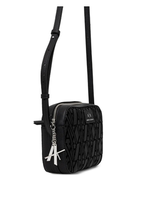 Armani Exchange logo-detail cross body bag - Black
