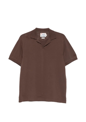 MC2 Saint Barth Charles short-sleeve polo shirt - Brown