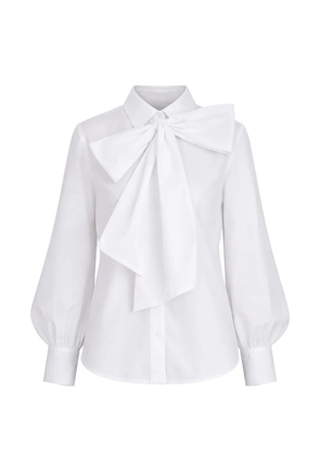 Marella bow-detail shirt - White