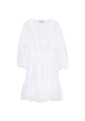 ERMANNO FIRENZE lace mini dress - White