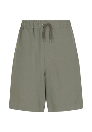 Giorgio Armani drawstring-waist trousers - Green