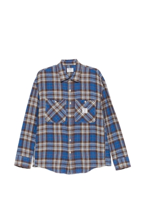 Roy Rogers check patch-pocket shirt - Blue