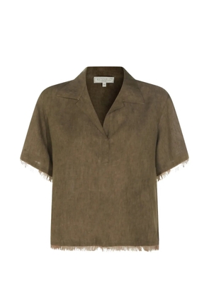 Antonelli fringed T-shirt - Green