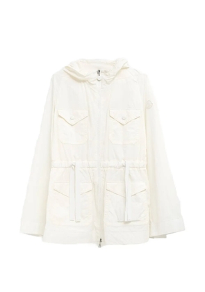 Moncler Paletuvier hooded military jacket - White