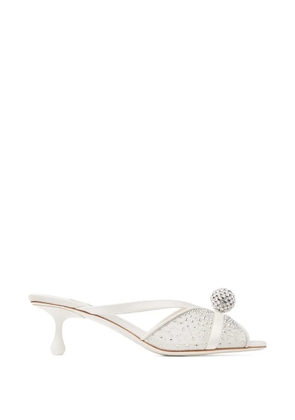 Jimmy Choo Siva embellished sandals - Silver