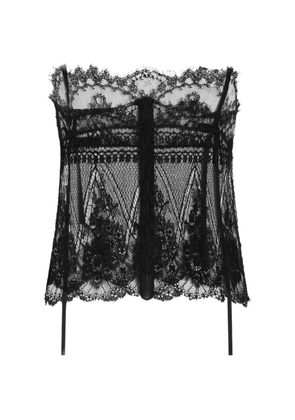Dolce & Gabbana lace tie-strap top - Black