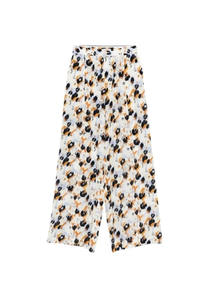 Marni Secret Bouquet trousers - Neutrals