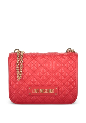 Love Moschino quilted chain shoulder bag - Red