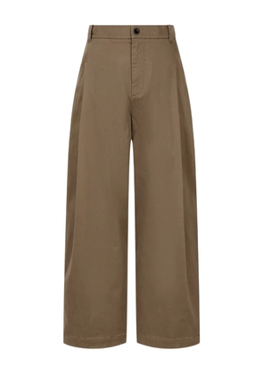 TOMBOY pleated belt-loop trousers - Brown