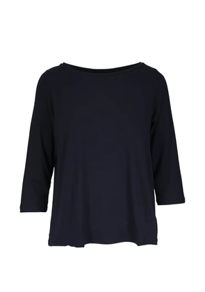 Majestic Filatures 3/4 sleeve knit top - Blue