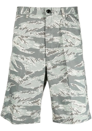 Diesel camouflage-print bermuda shorts - Green