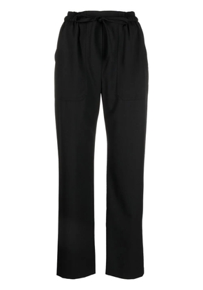 ETRO slim-fit tie-fastening trousers - Black