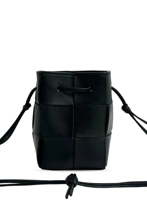 Bottega Veneta Pre-Owned 2012-2025 Mini Nappa Maxi Intrecciato Cassette bucket bag - Black