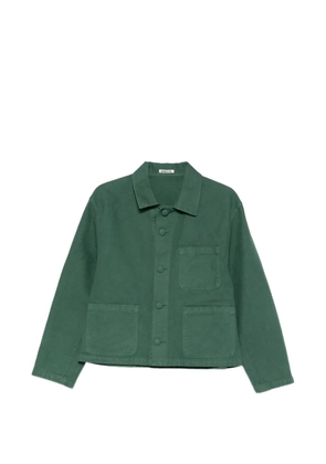 Auralee patch-pocket jacket - Green