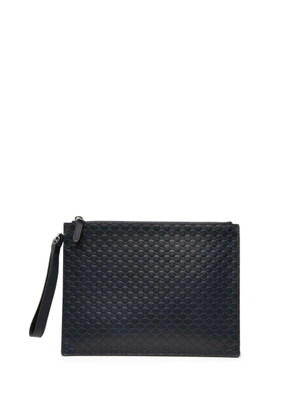 Gucci Pre-Owned 2016-2026 Microguccissima clutch bag - Black