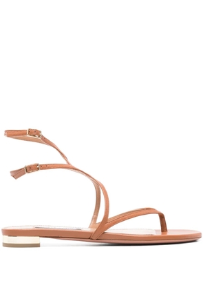 Aquazzura strappy leather sandals - Brown