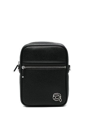 Karl Lagerfeld logo cross body bag - Black