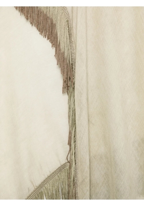Faliero Sarti fringed scarf - Neutrals