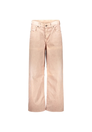 Diesel logo-patch wide-leg jeans - Neutrals